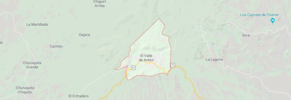 Maps / Mapas / Karten – El Valle de Anton, Panama